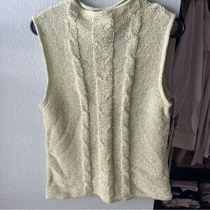 Vintage sweater high neck tank
